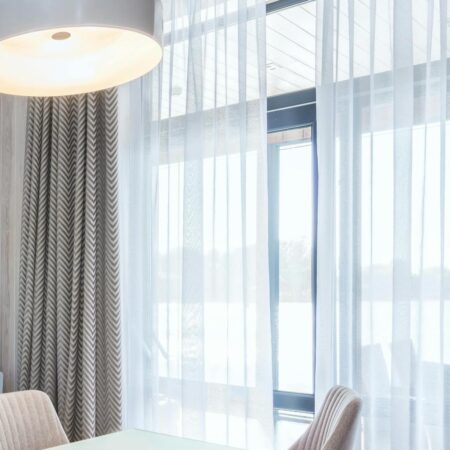 Dienas aizkari Bambuss balts