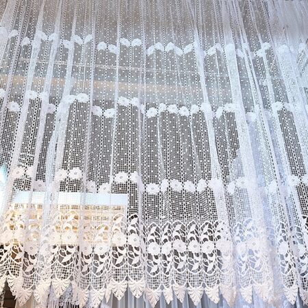 gipūras dienas aizkars 160x300 cm balts