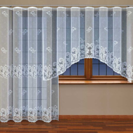 Balts dienas aizkars – 160 cm vai 250 cm